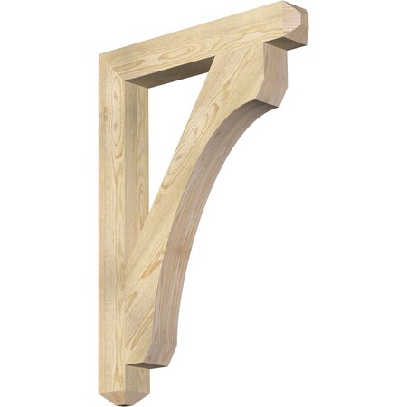 Ekena Millwork Legacy Craftsman Rough Sawn Bracket, Douglas Fir, 4"W x 28"D x 40"H BKT04X28X40LEC04RDF